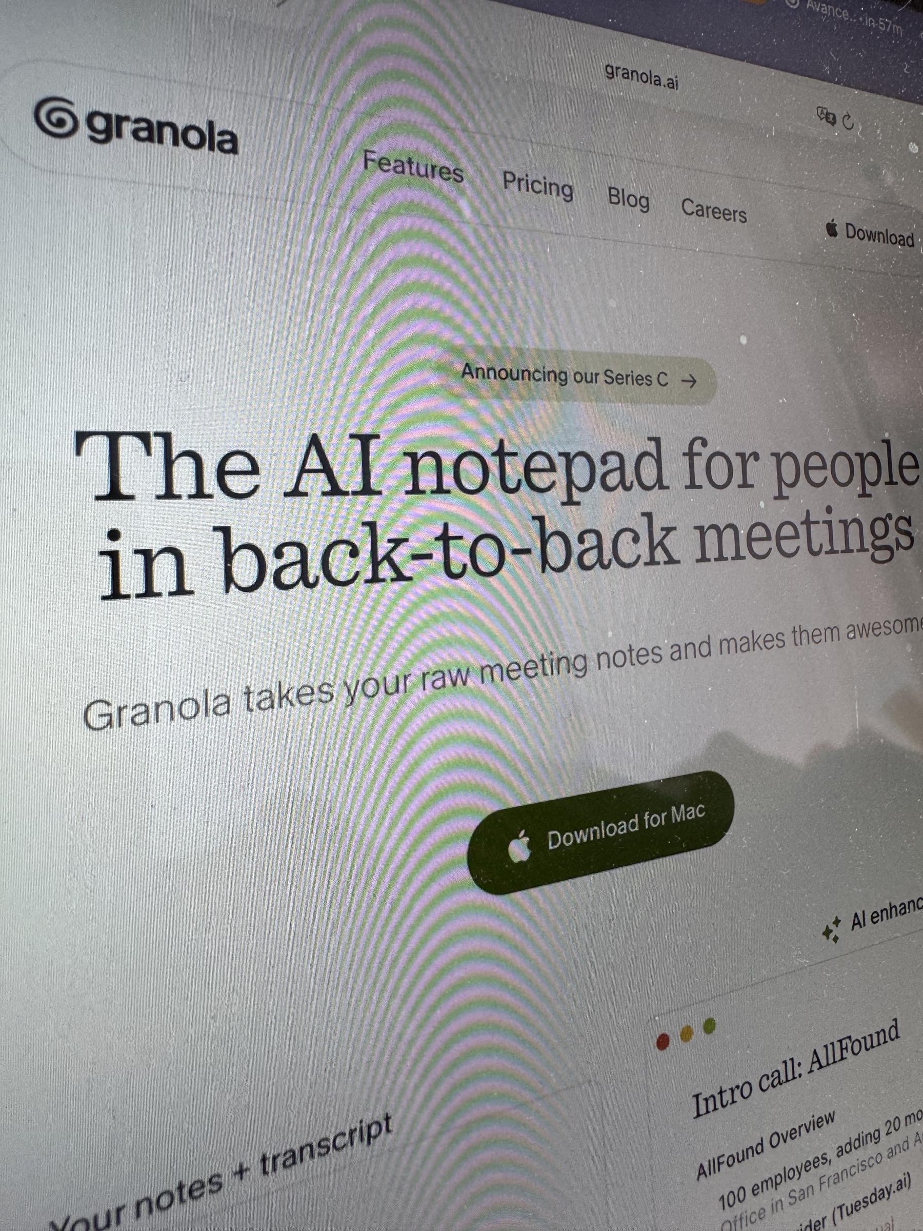 Granola: la app que transforma tus reuniones en notas inteligentes