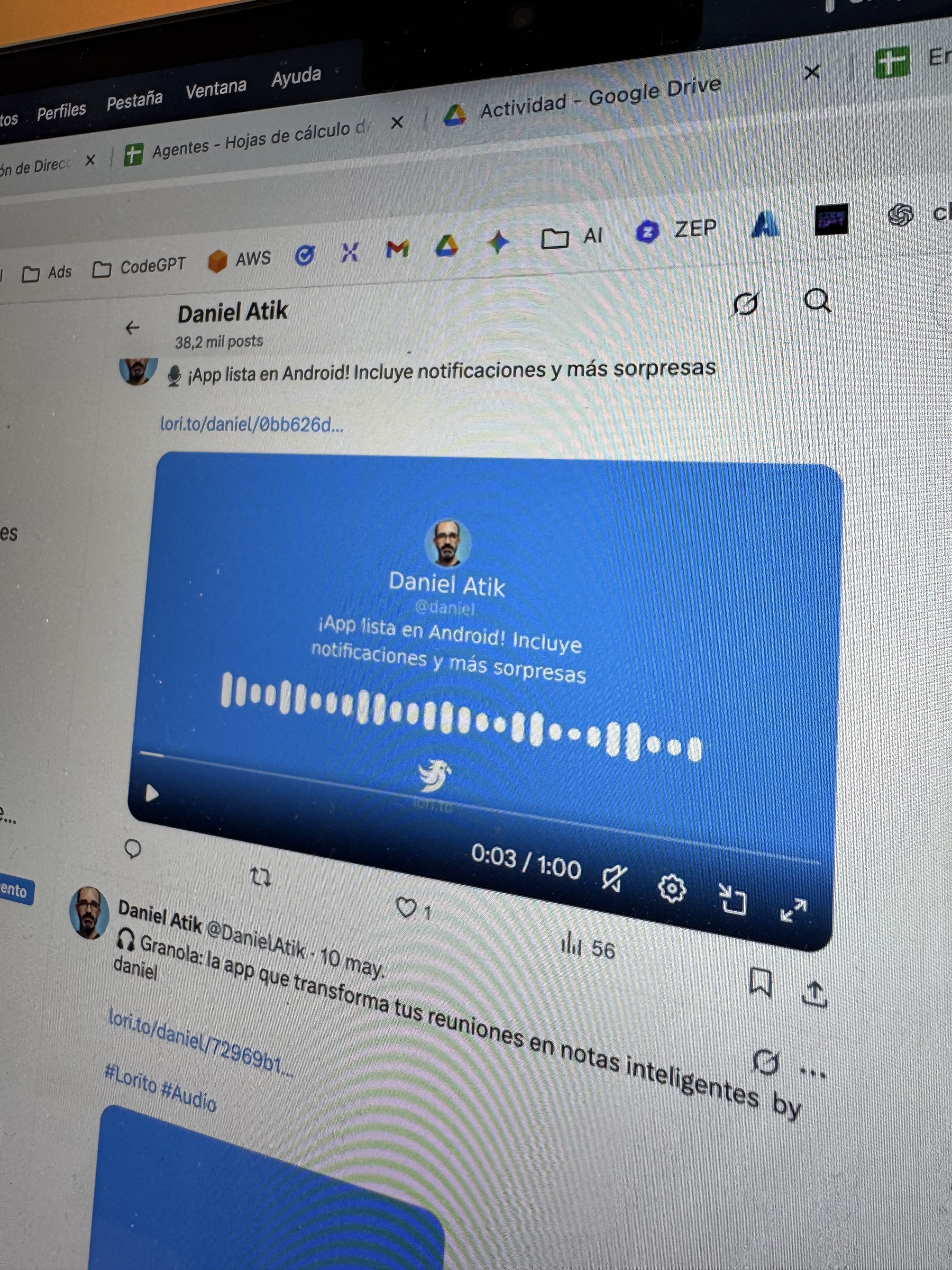 Nueva versión: comparte tus loritos en video en todas las re